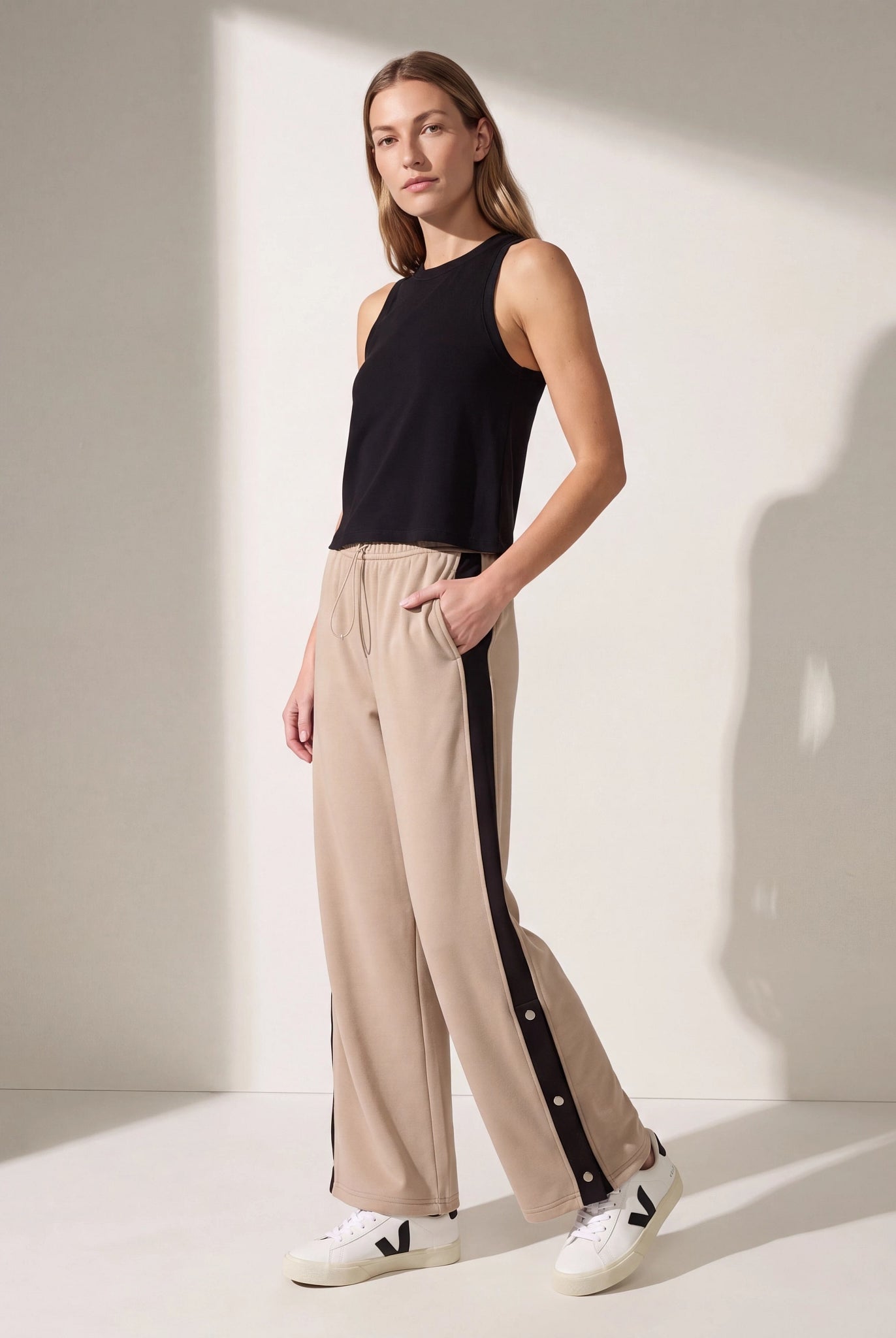Black $|& Interval FlowHeather Breeze Focus Tank - UGC On Fig