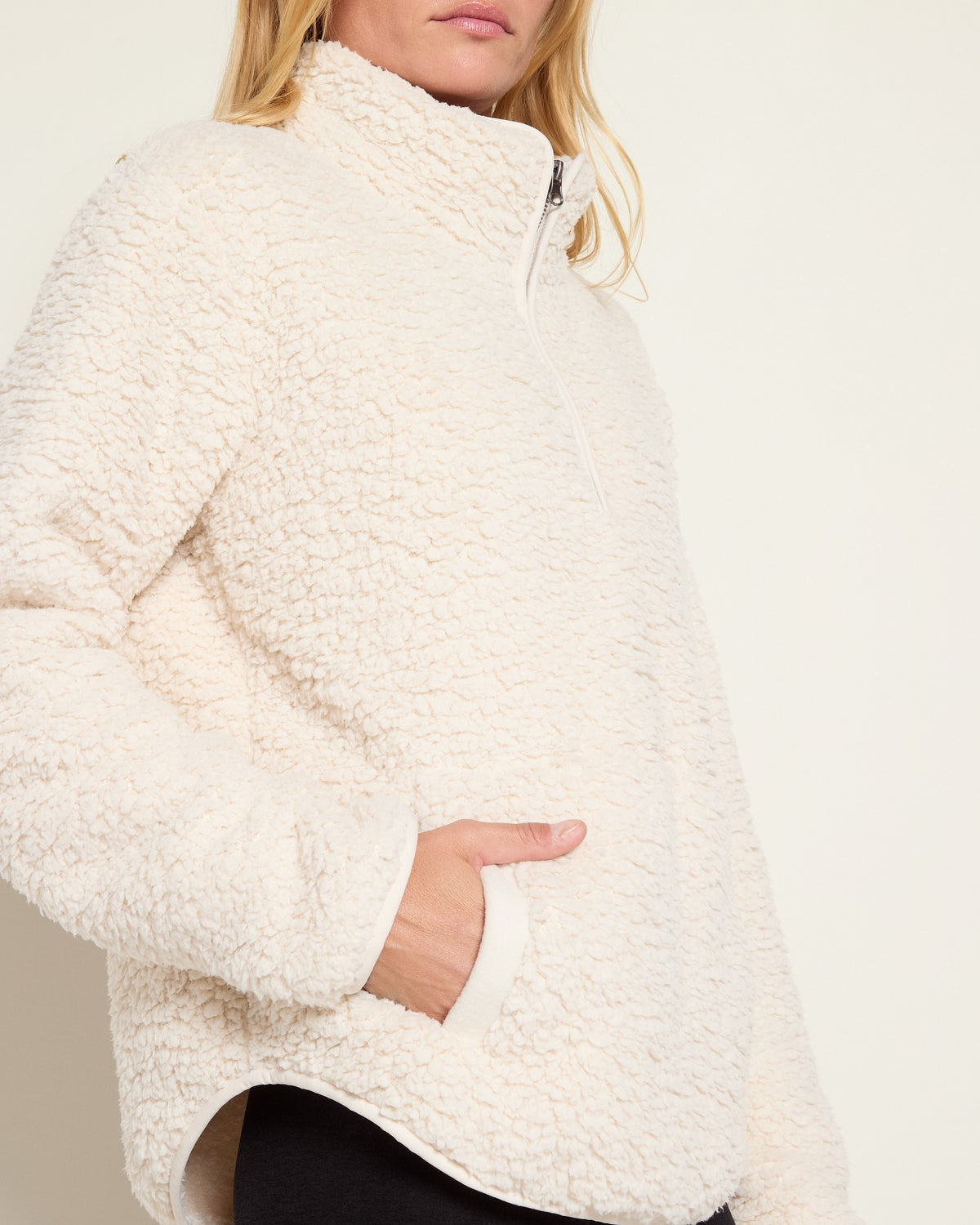 Dove Grey $|& Interval Big Bear ¼ Zip - VOF Front