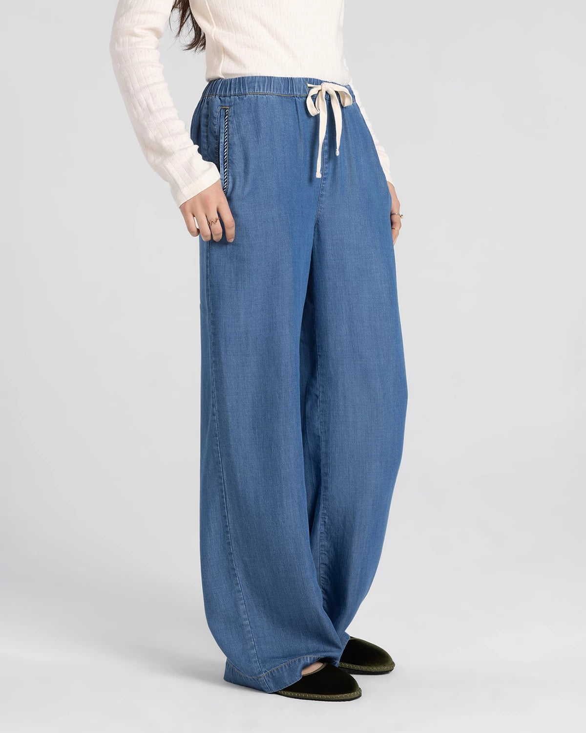 Marina Wash $|& Thread & Supply Darla Tencel Pants - Hanger Front