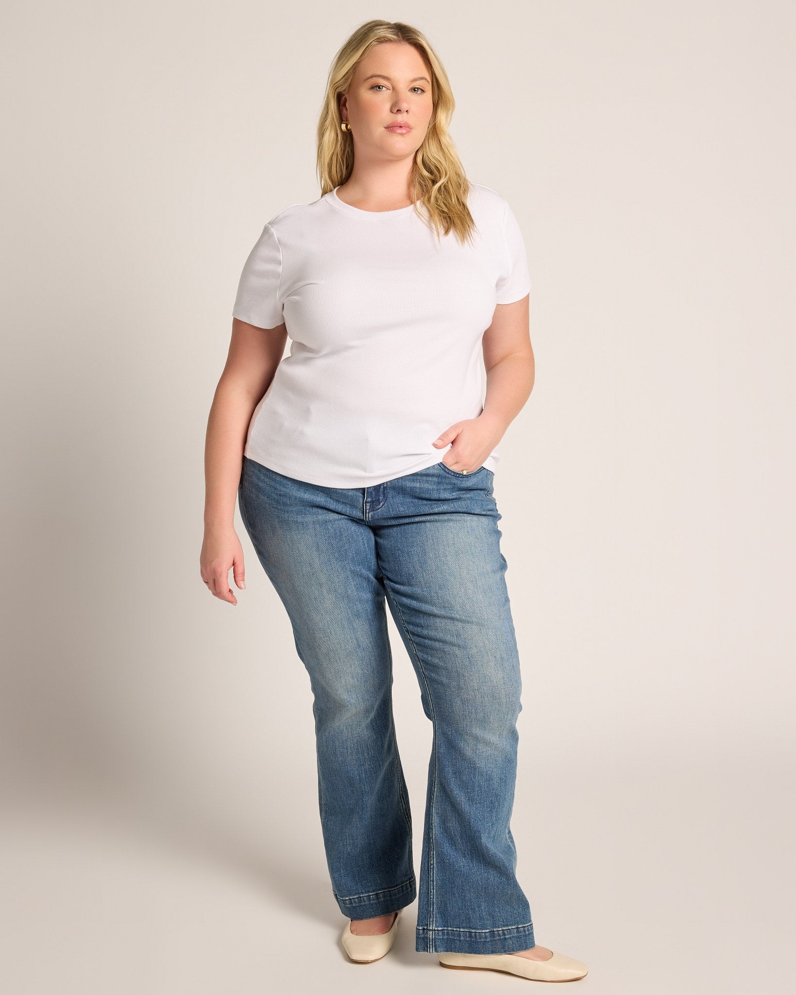 White $|& Thread & Supply Annie Tee - UGC On Fig