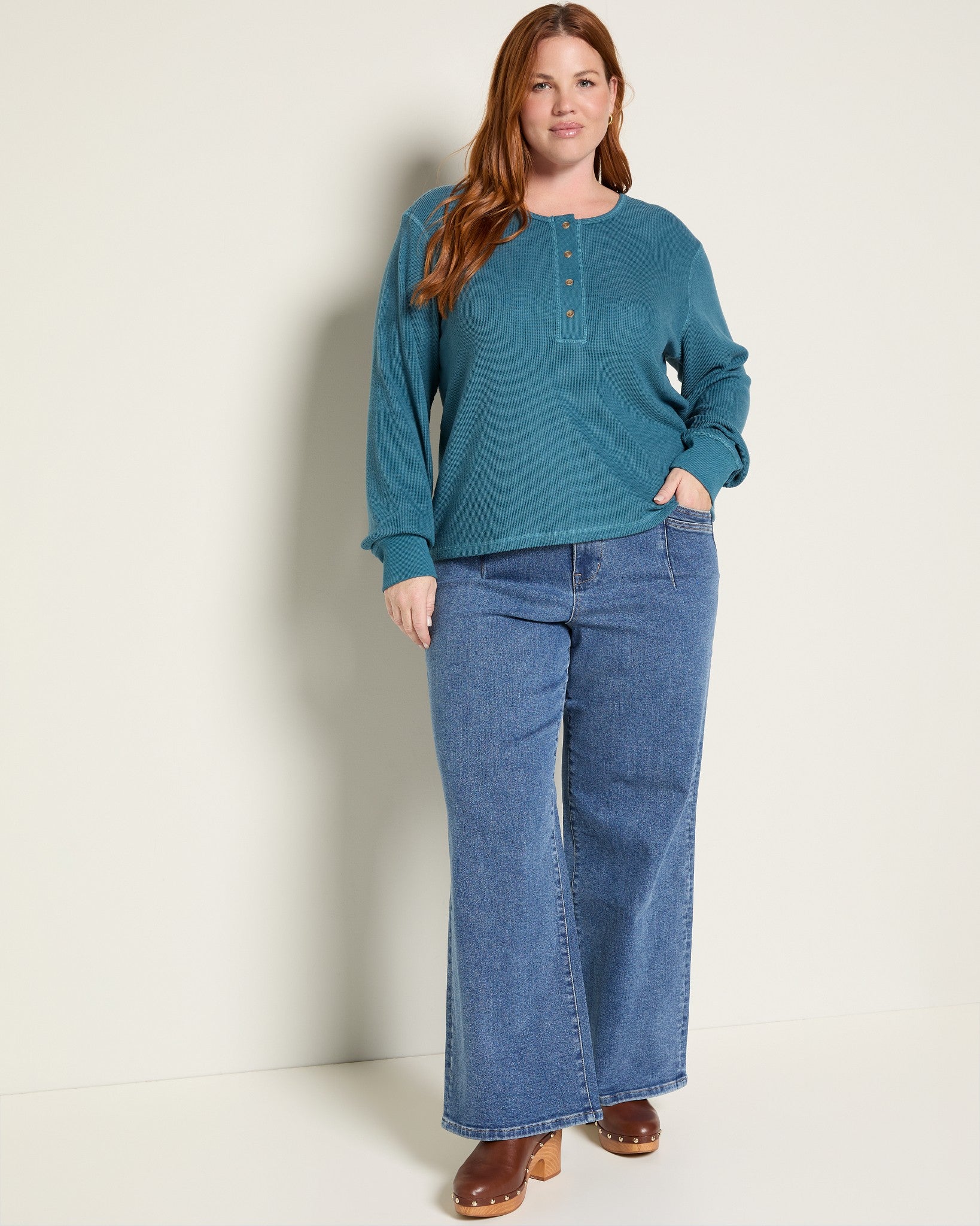 Mallard Blue $|& Thread & Supply Tana Top - UGC On Fig