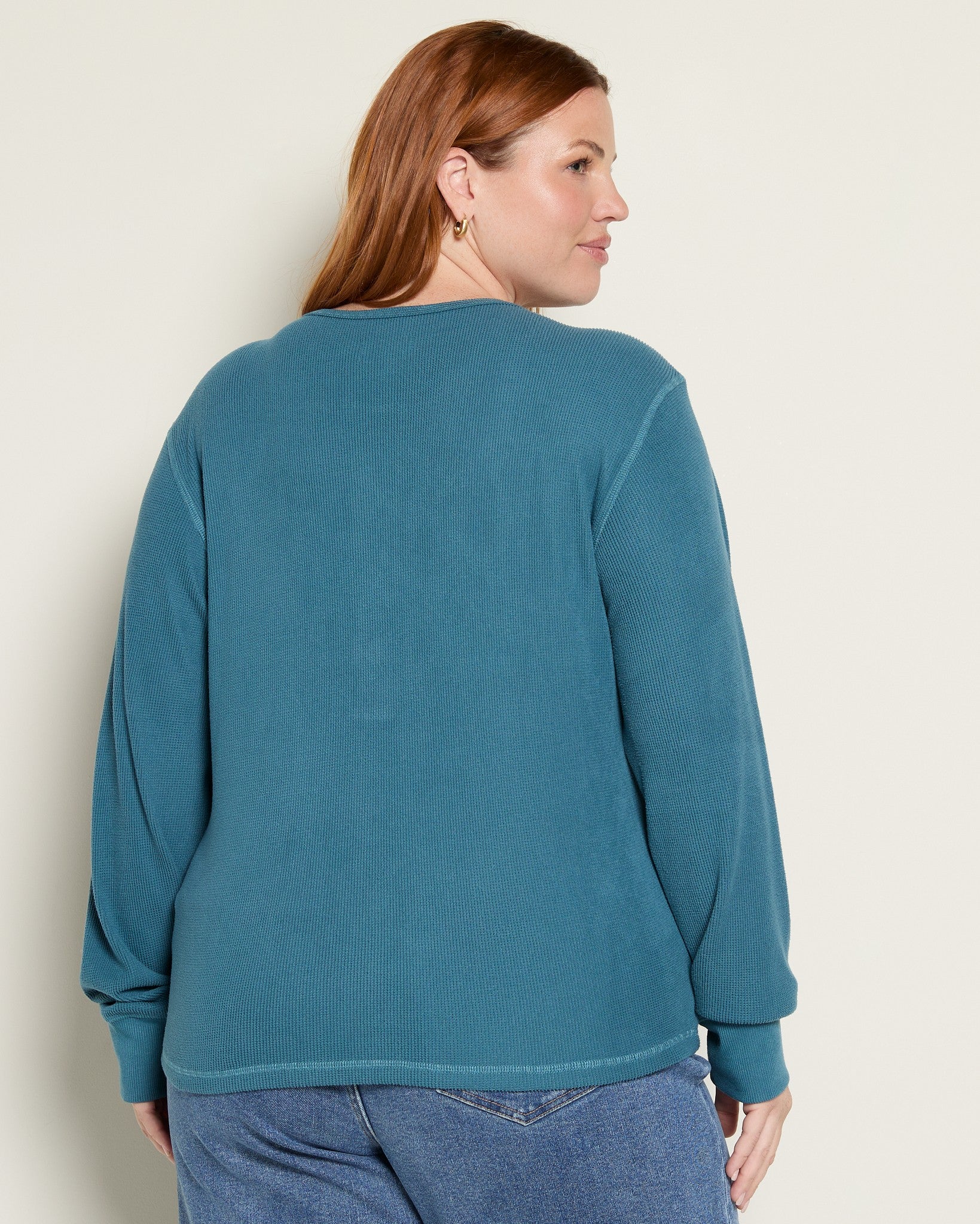 Mallard Blue $|& Thread & Supply Tana Top - SOF Back