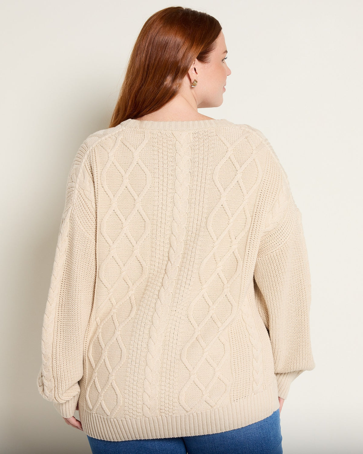 Natural $|& Thread & Supply Nantucket Sweater - SOF Back