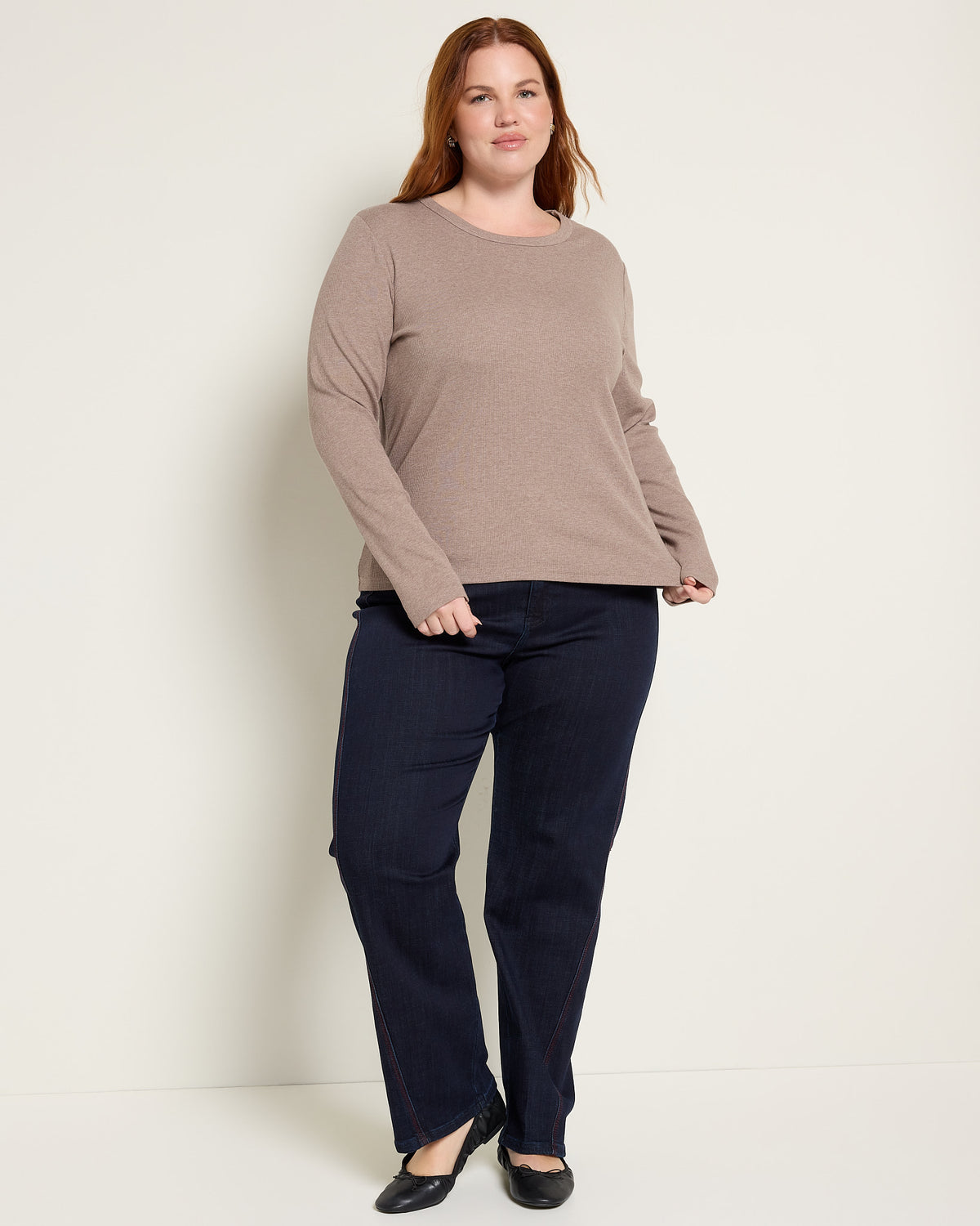 Heather Ash Brown $|& Thread & Supply Jess Top - UGC On Fig