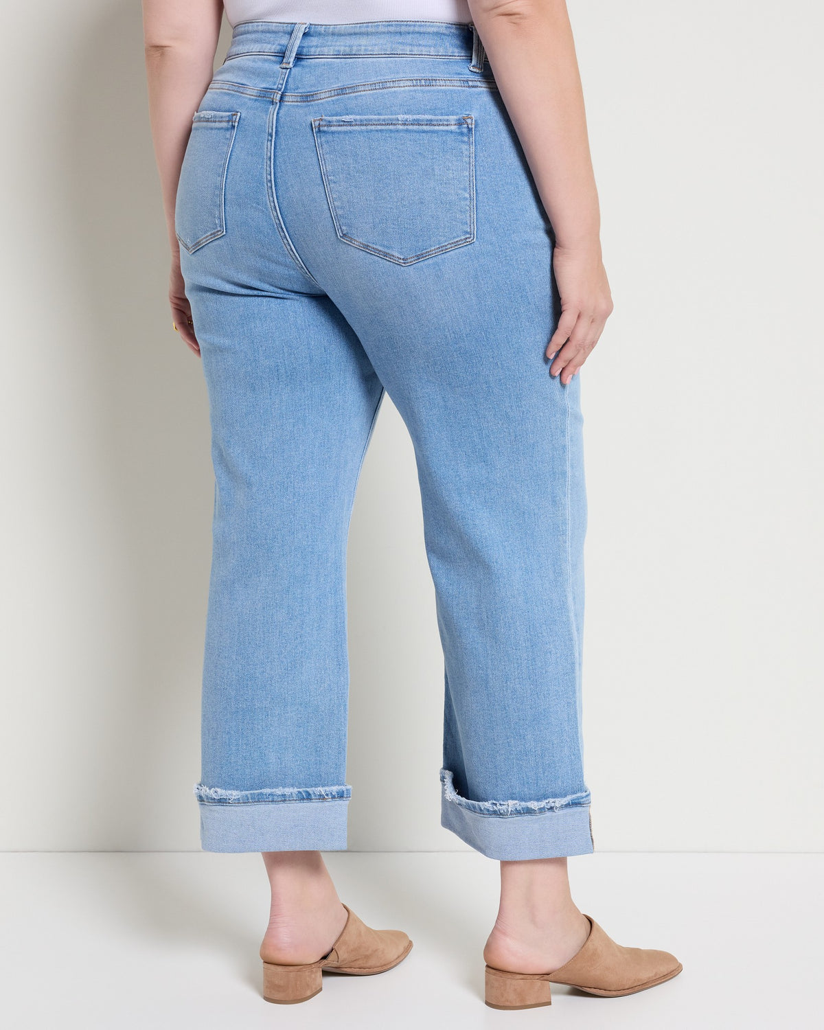 Energetic $|& Lovervet Mid Rise Cuffed Slim Wide - SOF Back