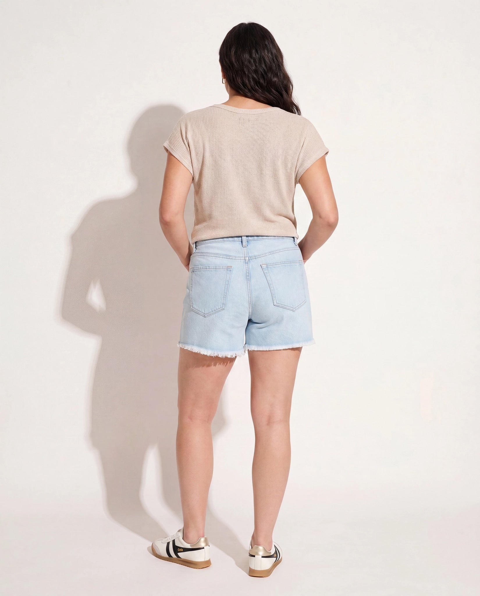 Oatmeal $|& W. by Wantable Textured Knit Twist Front Top - SOF Detail