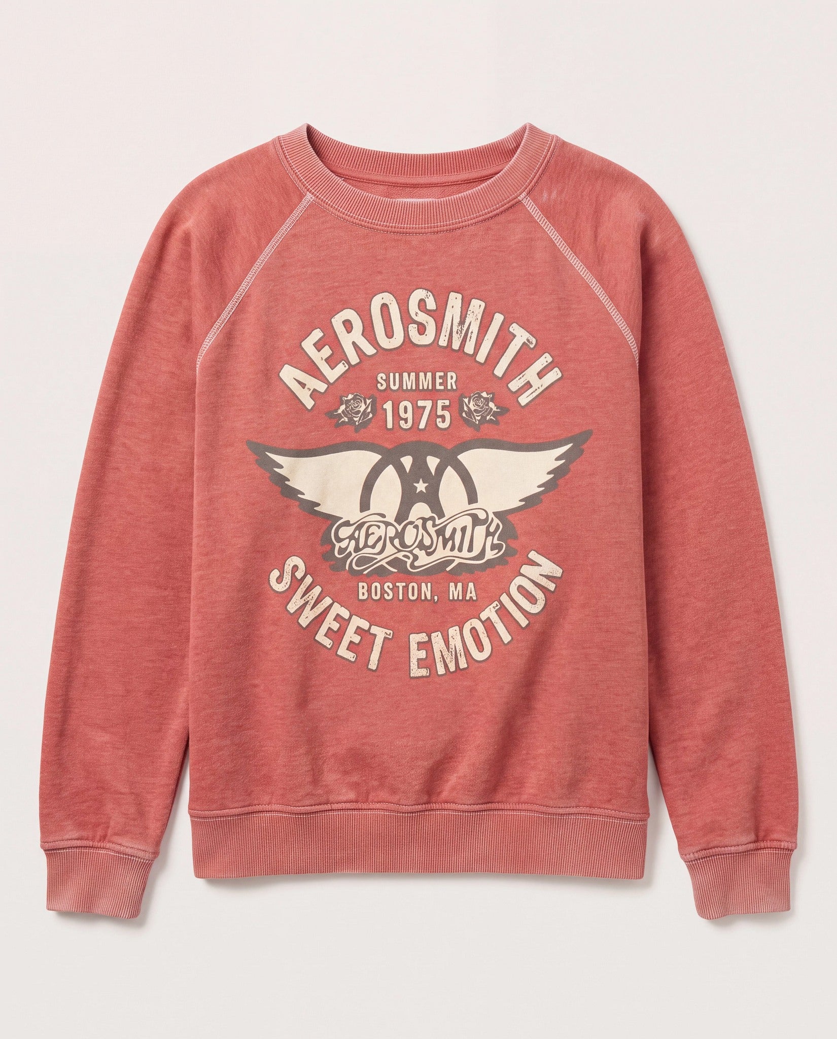 Chili Pepper $|& Recycled Karma Aerosmith Sweatshirt - Hanger Detail