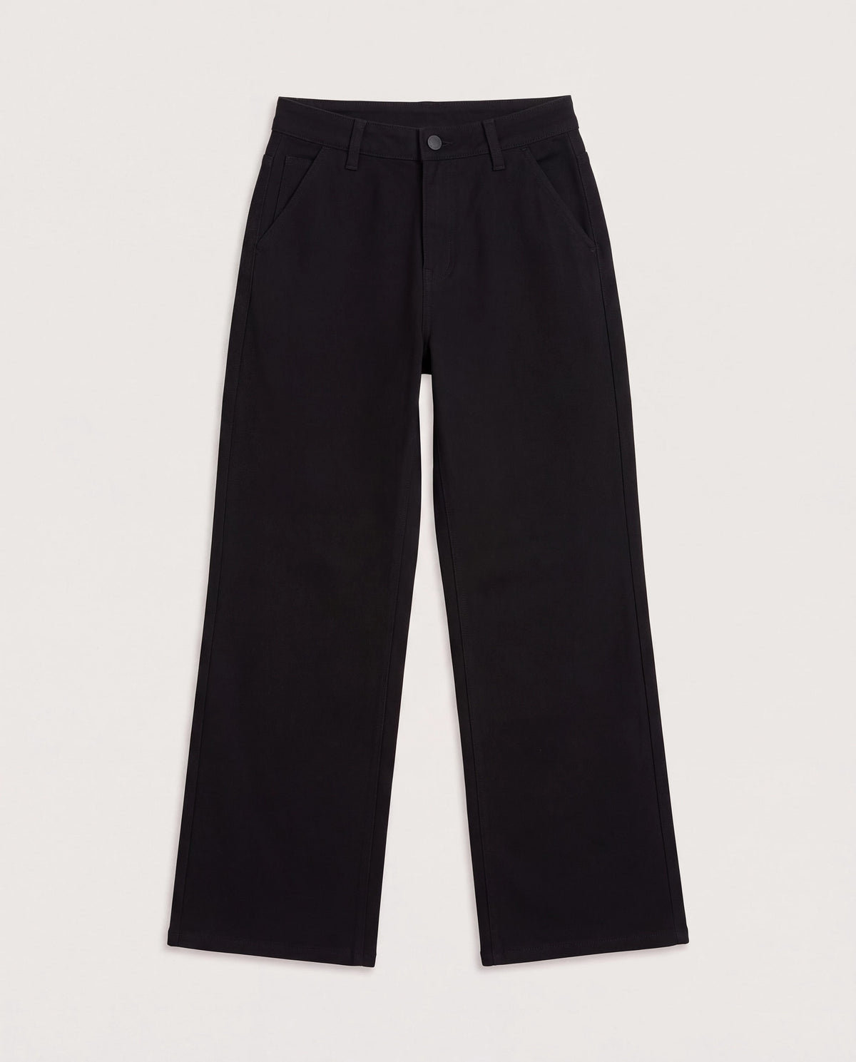 Black $|& SEAS Beck High Rise Wide Leg - Hanger Detail