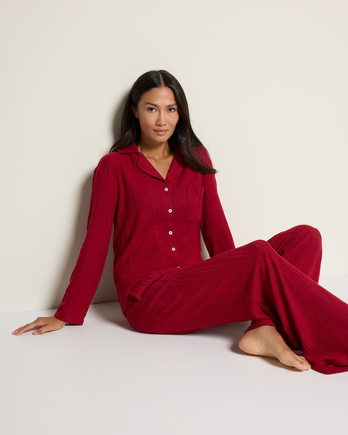 Elderberry $|& SEAS Cherish Sleep Pant - VOF Front