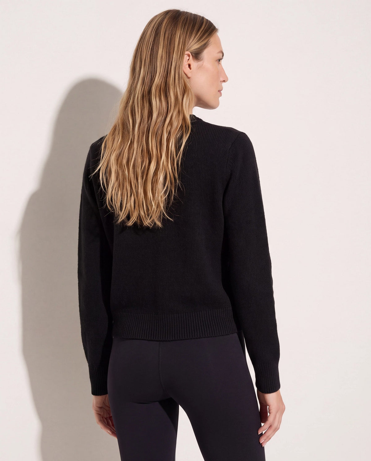 Black $|& Interval Apres Crew Neck Sweater - SOF Back