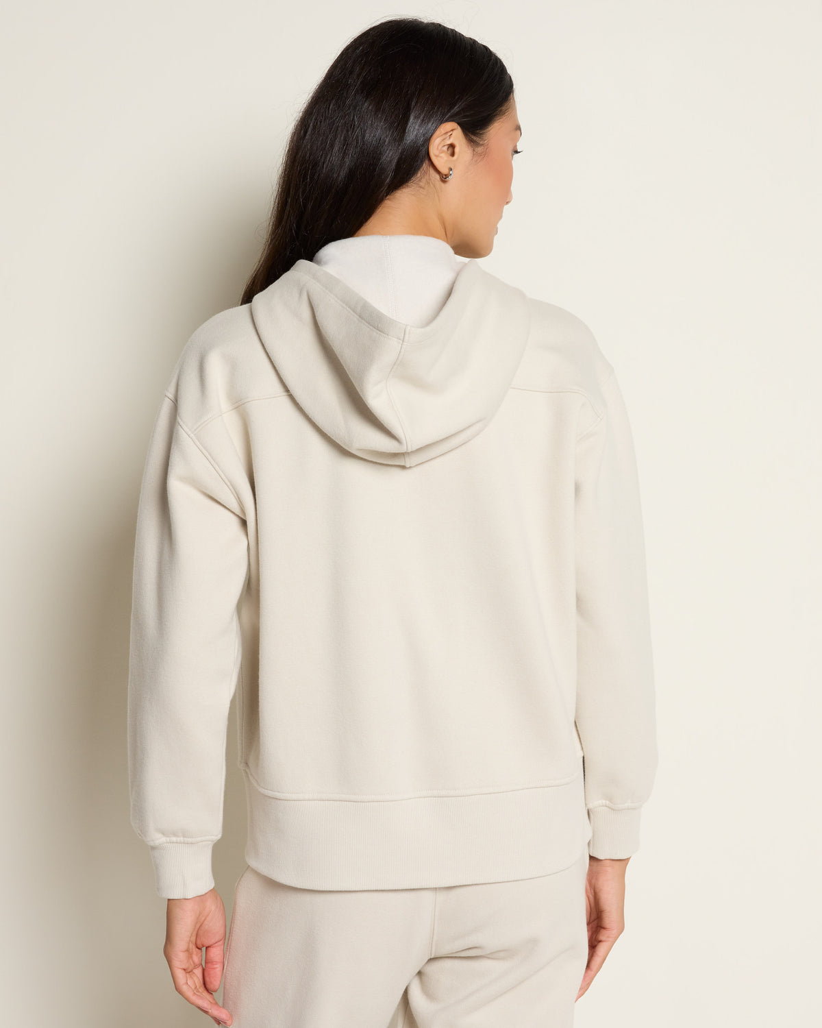 Cream $|& Interval All Star Full Zip Hoodie - SOF Back
