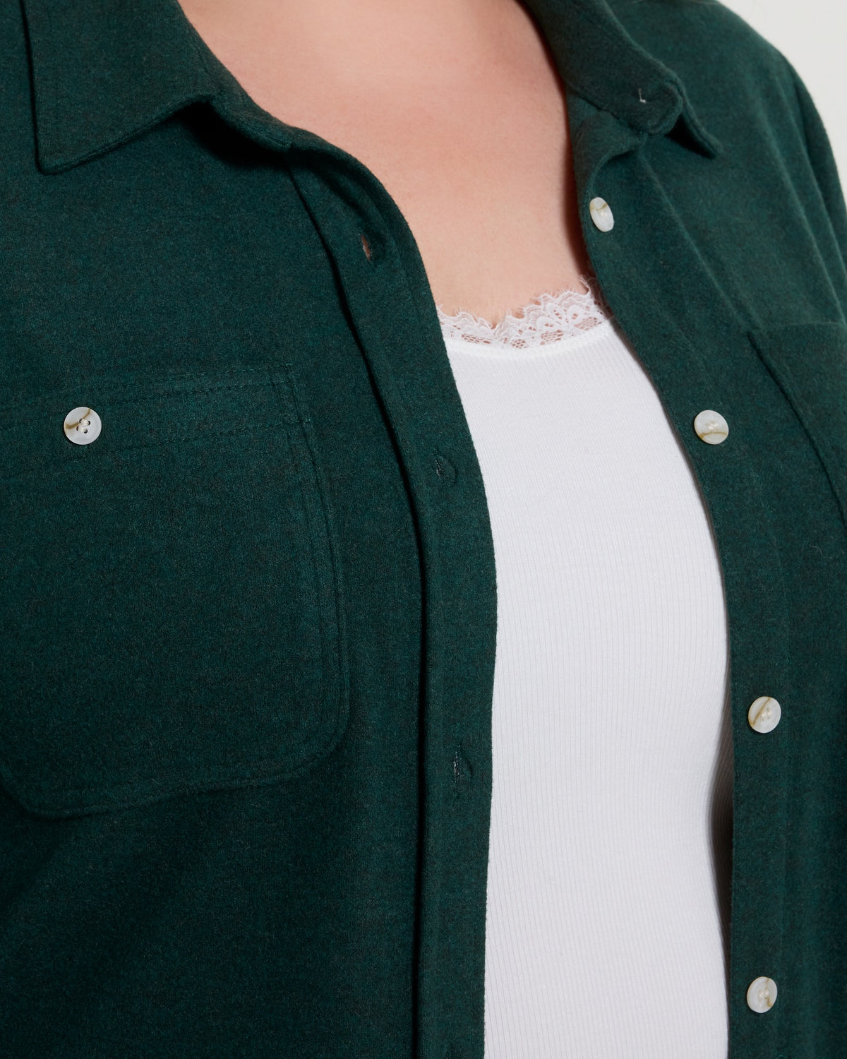 Forest Green $|& Thread & Supply Lewis Shirt - SOF Full Front