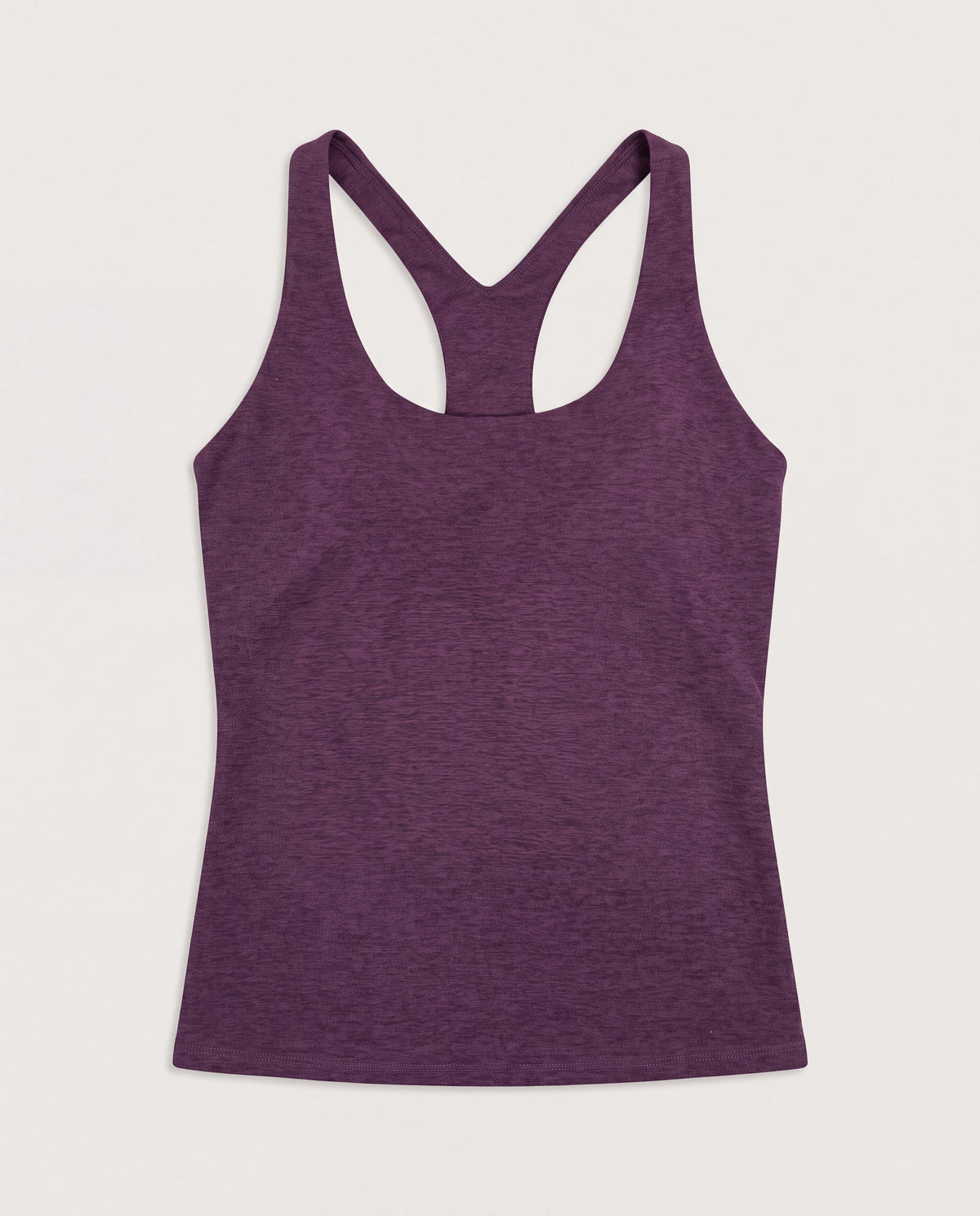 Plum Heather $|& Interval Flowheather Harper High Hip Tank - Hanger Detail