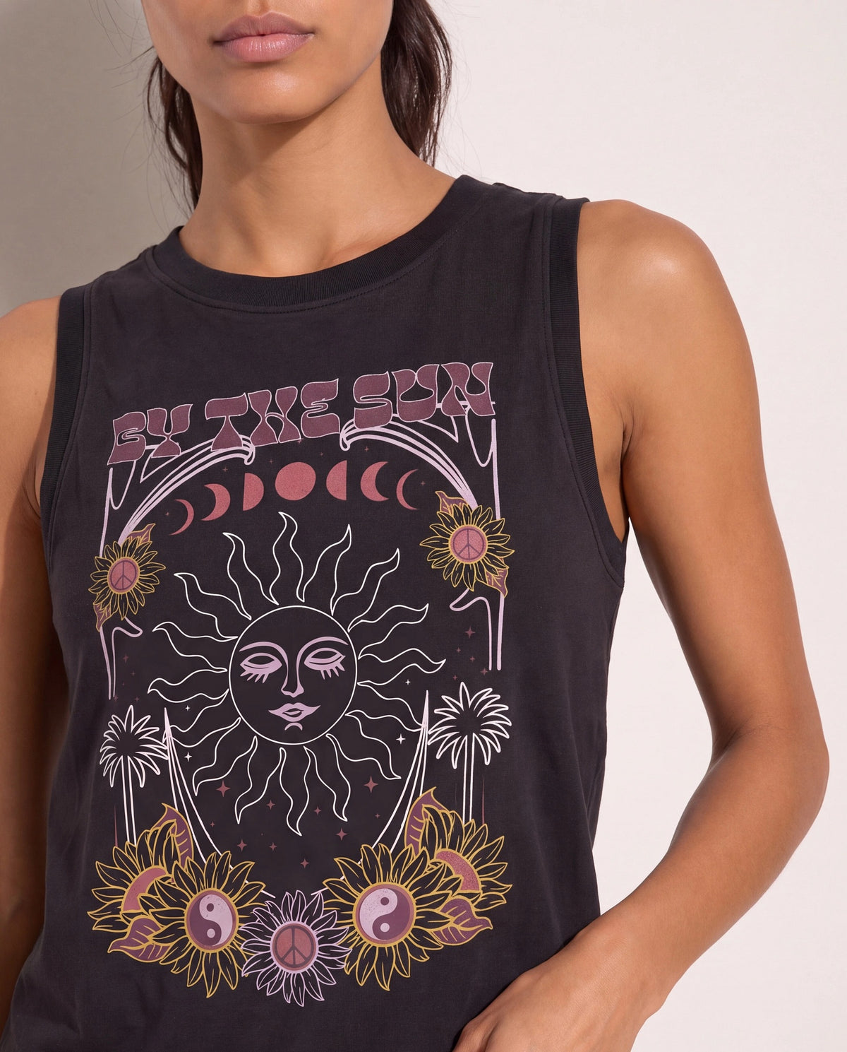 Faded Black $|& Interval Terrain Muscle Tank - SOF Full Front