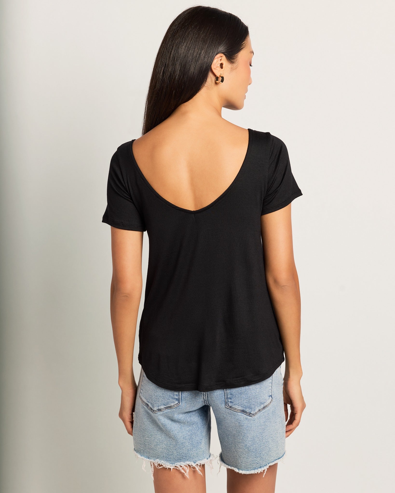Black $|& W. by Wantable The Double Take Tee - SOF Back