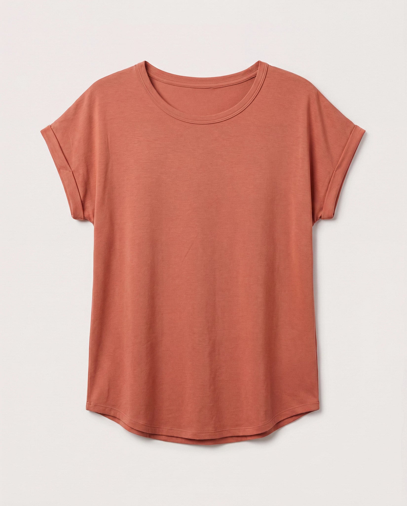 Etruscan Red $|& W. by Wantable The Dolman Easy Tee - Hanger Detail