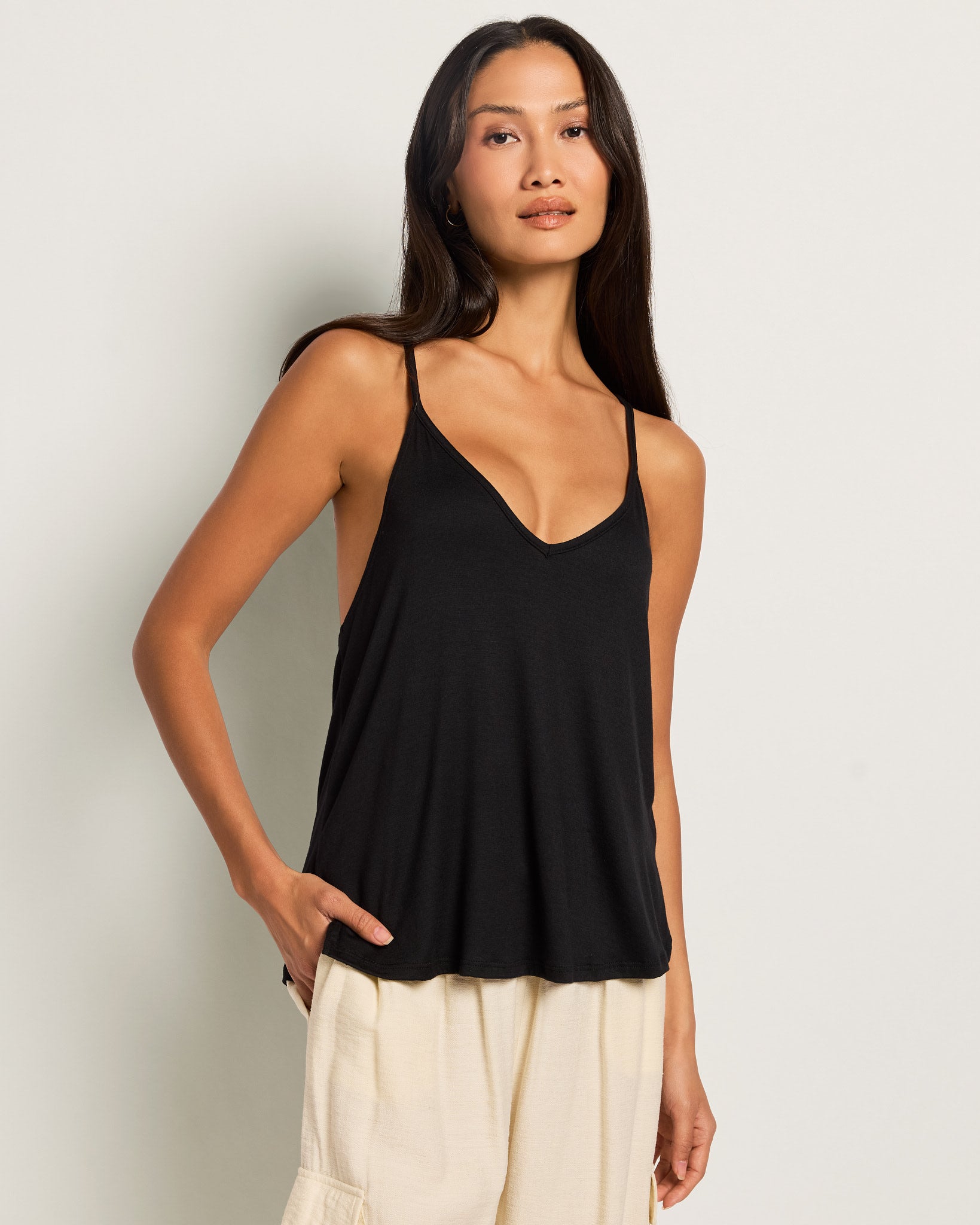 Black/Olive Night 2 Pack $|& W. by Wantable The Allure Core Tank - SOF Front