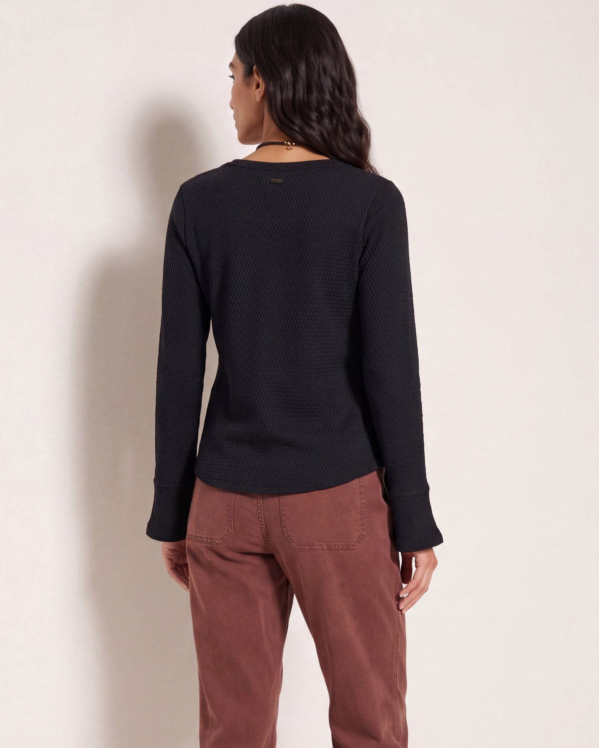 Black $|& Herizon Campfire Thermal Top - SOF Back