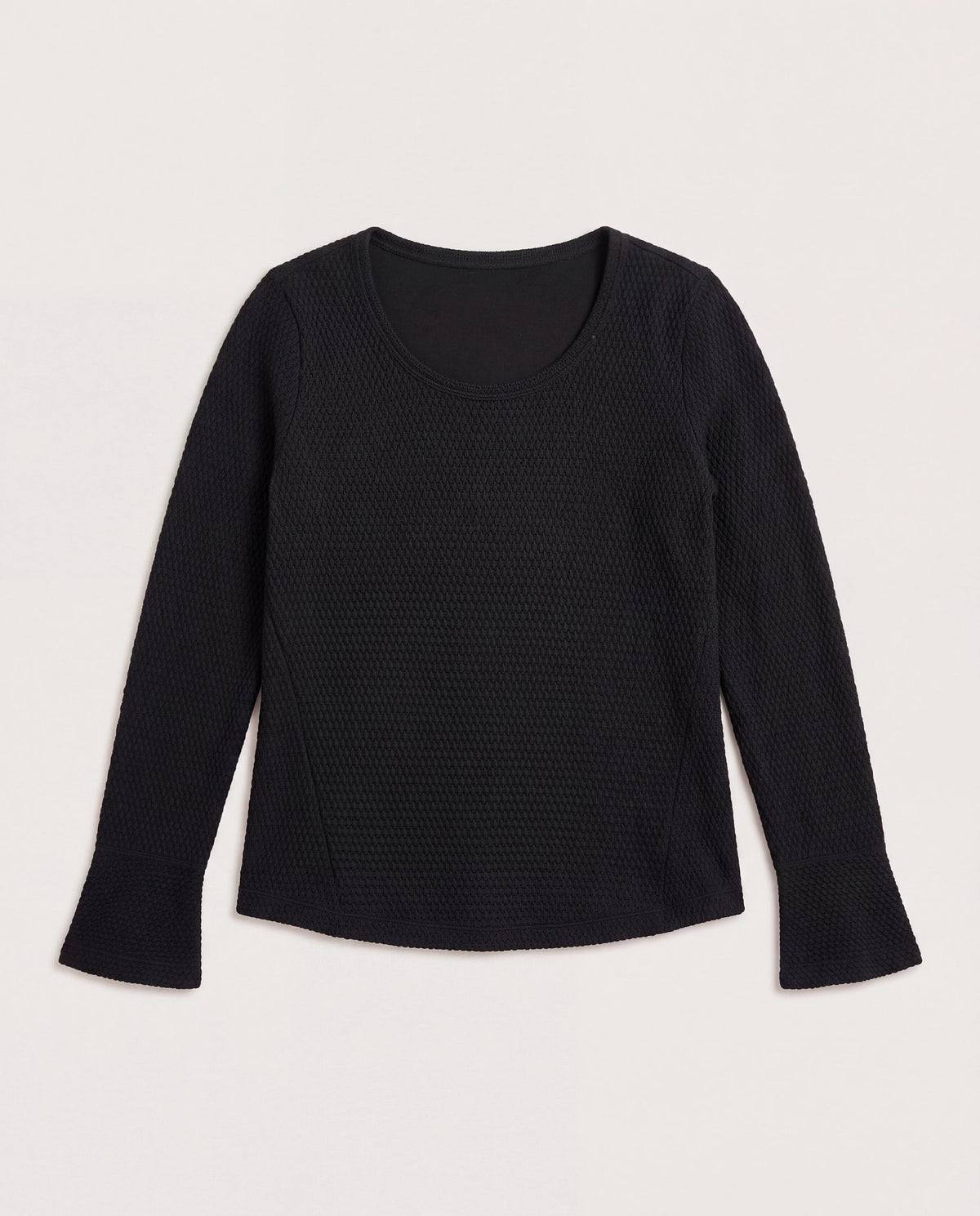 Black $|& Herizon Campfire Thermal Top - Hanger Detail