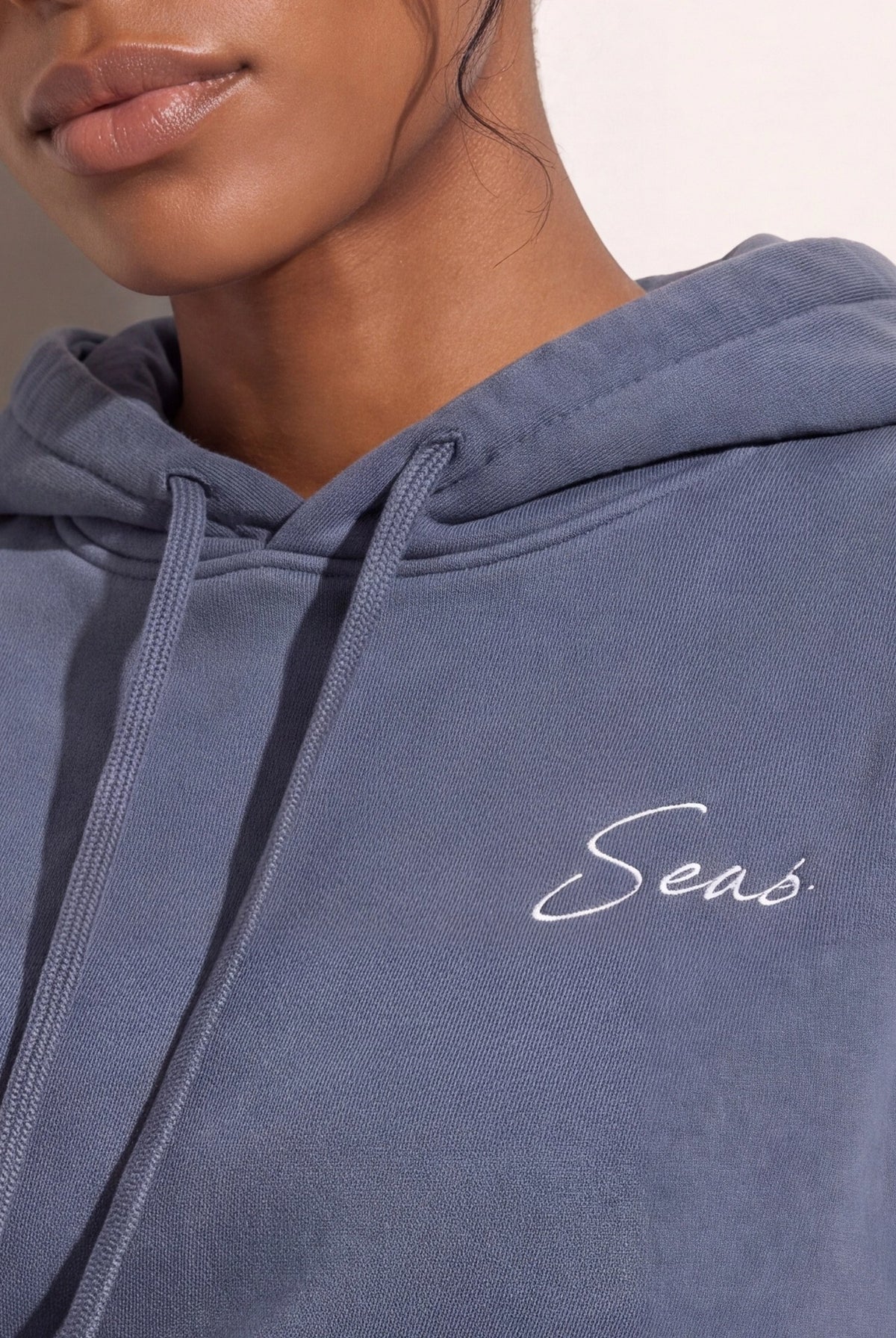 Indigo Haze $|& SEAS Ryder "Tide Tripper" Graphic Hoodie - VOF Front