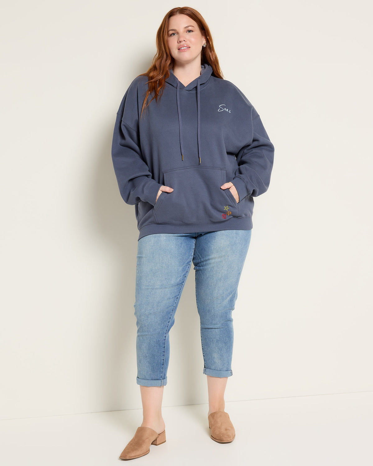 Indigo Haze $|& SEAS Ryder "Tide Tripper" Graphic Hoodie - UGC On Fig
