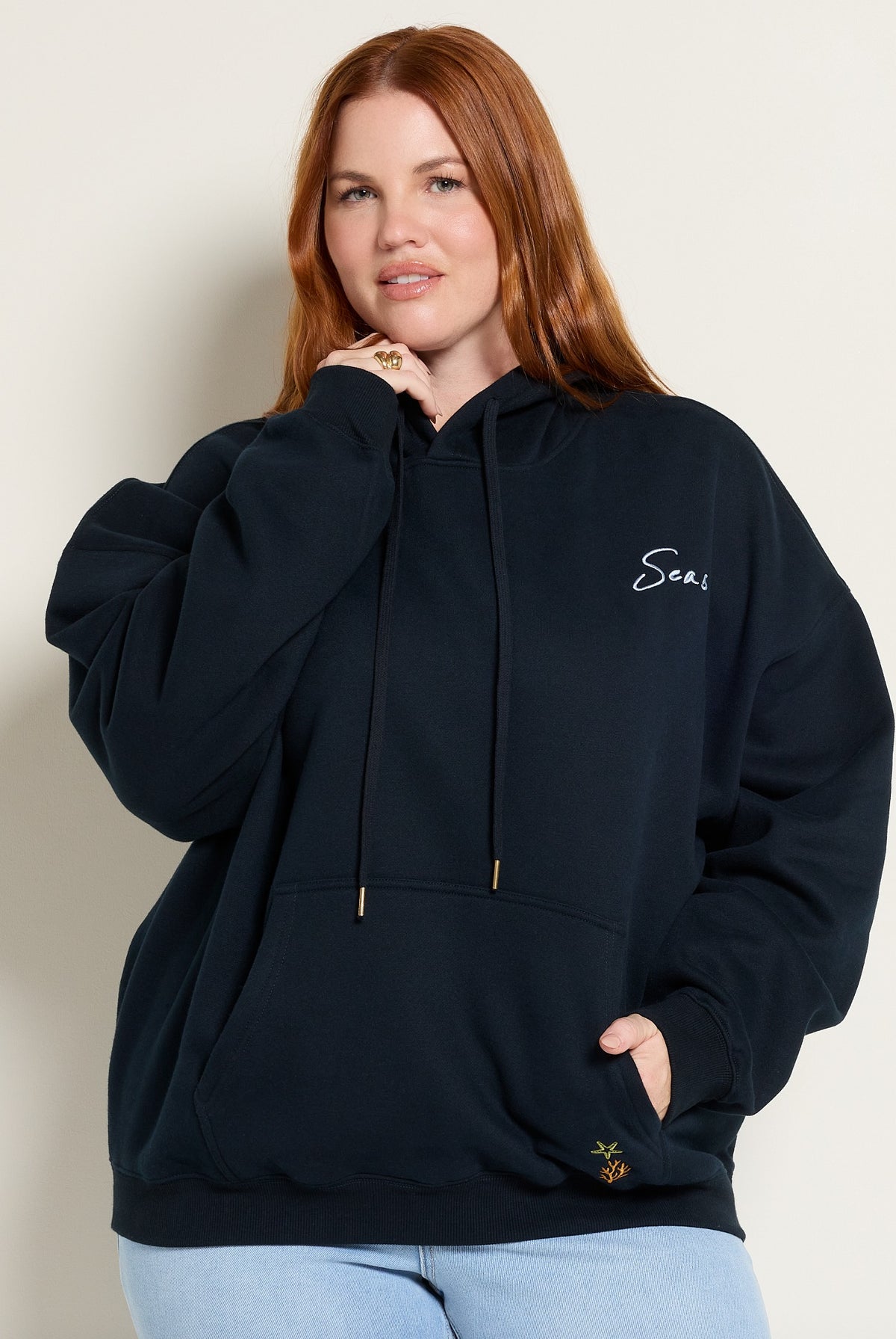Midnight $|& SEAS Ryder "Tide Tripper" Graphic Hoodie - SOF Front