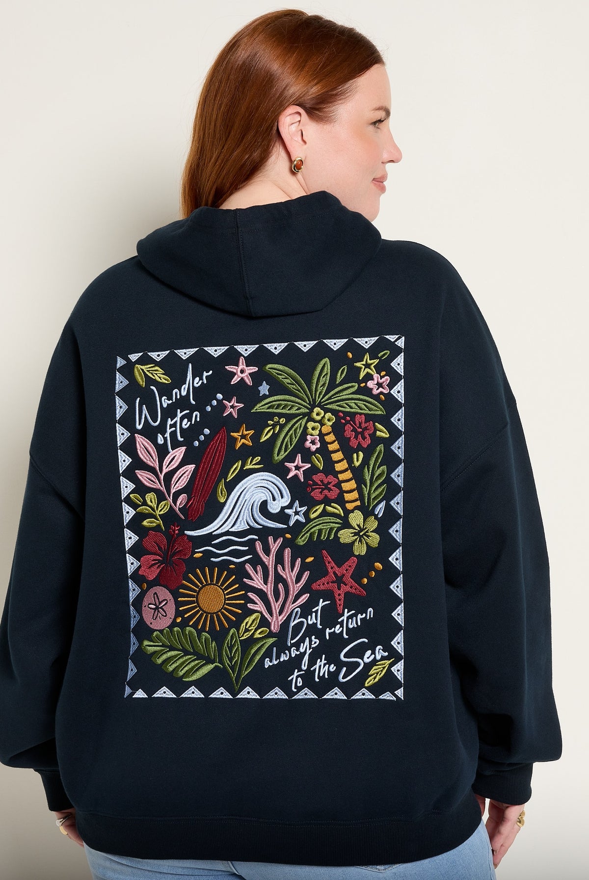 Midnight $|& SEAS Ryder "Tide Tripper" Graphic Hoodie - SOF Side