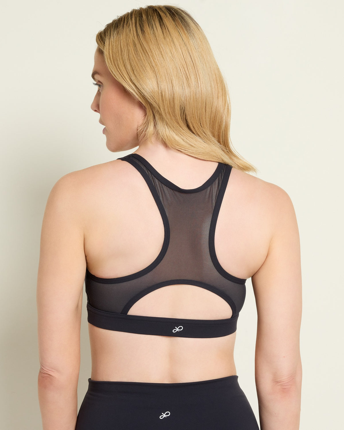Black $|& Interval Cloudlight Mesh Back Bra - SOF Back