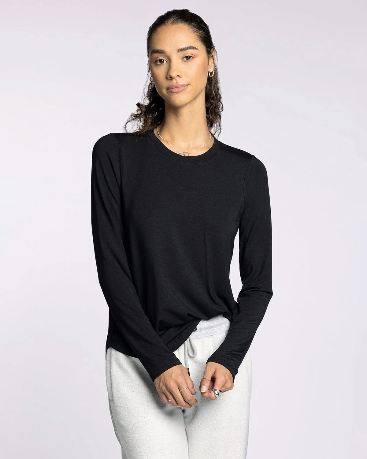 Black $|& Thread & Supply Stassia Tee - VOF Detail