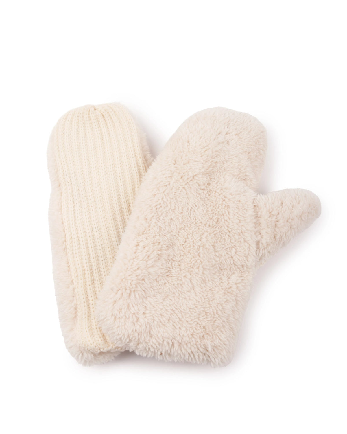 Ivory $|& David & Young Teddy Mitten - VOF Detail