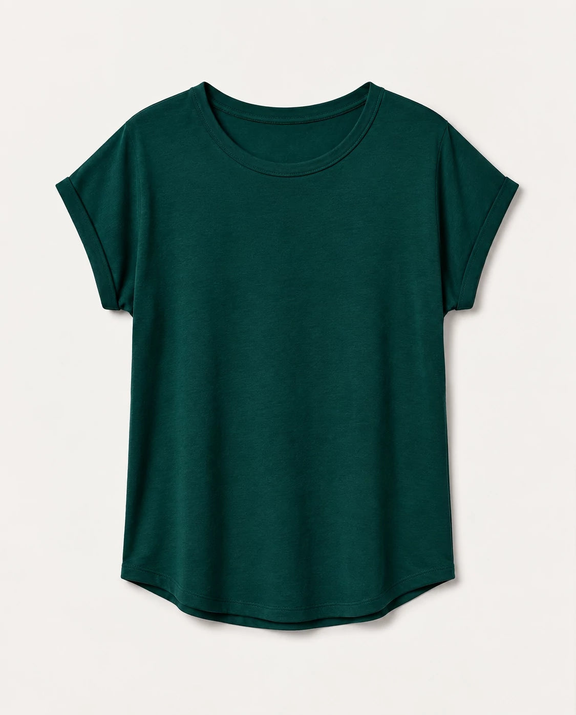 Hunter Green $|& W. by Wantable The Dolman Easy Tee - Hanger Detail
