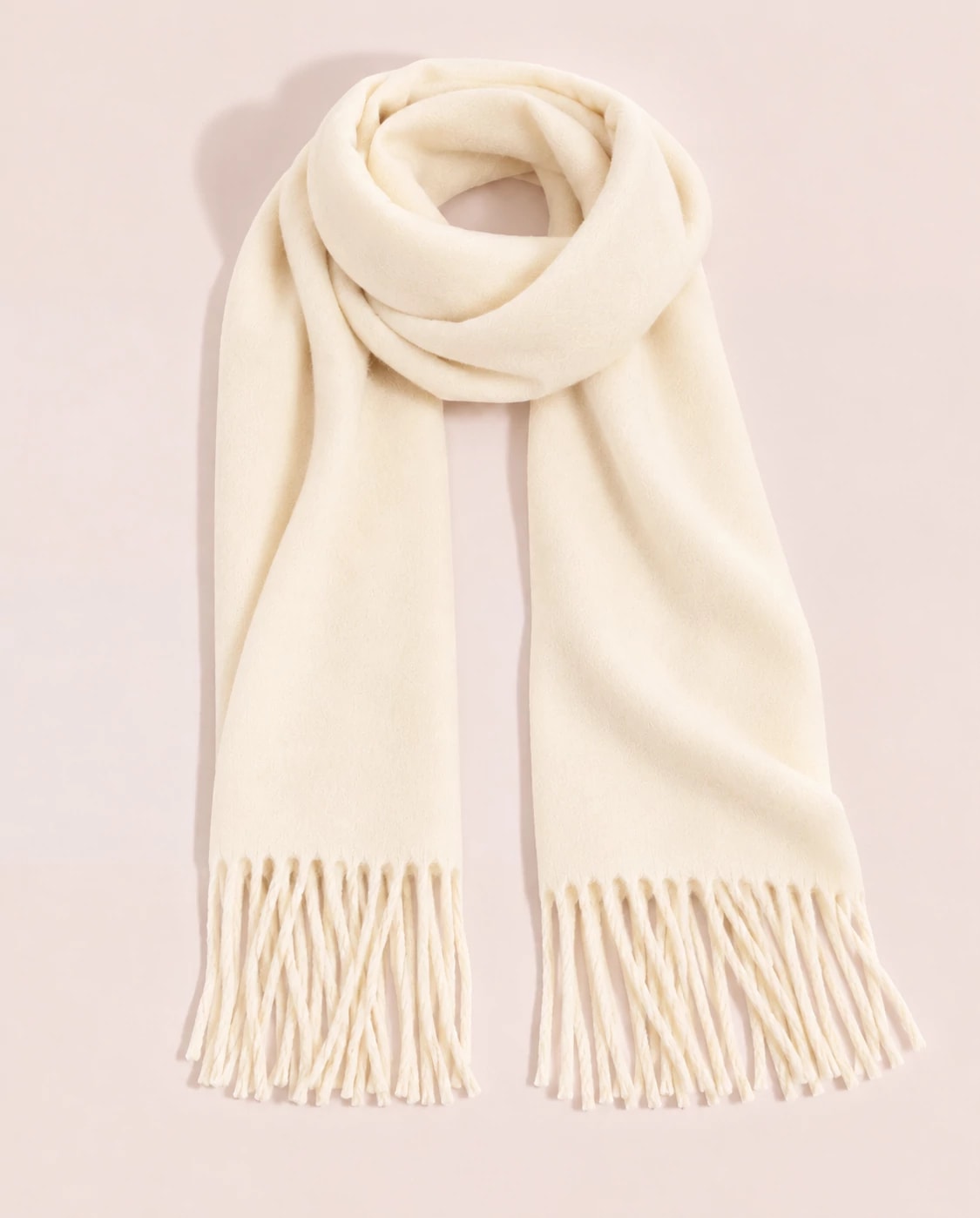 Ivory $|& Fame Accessories Solid Scarf - Hanger Detail