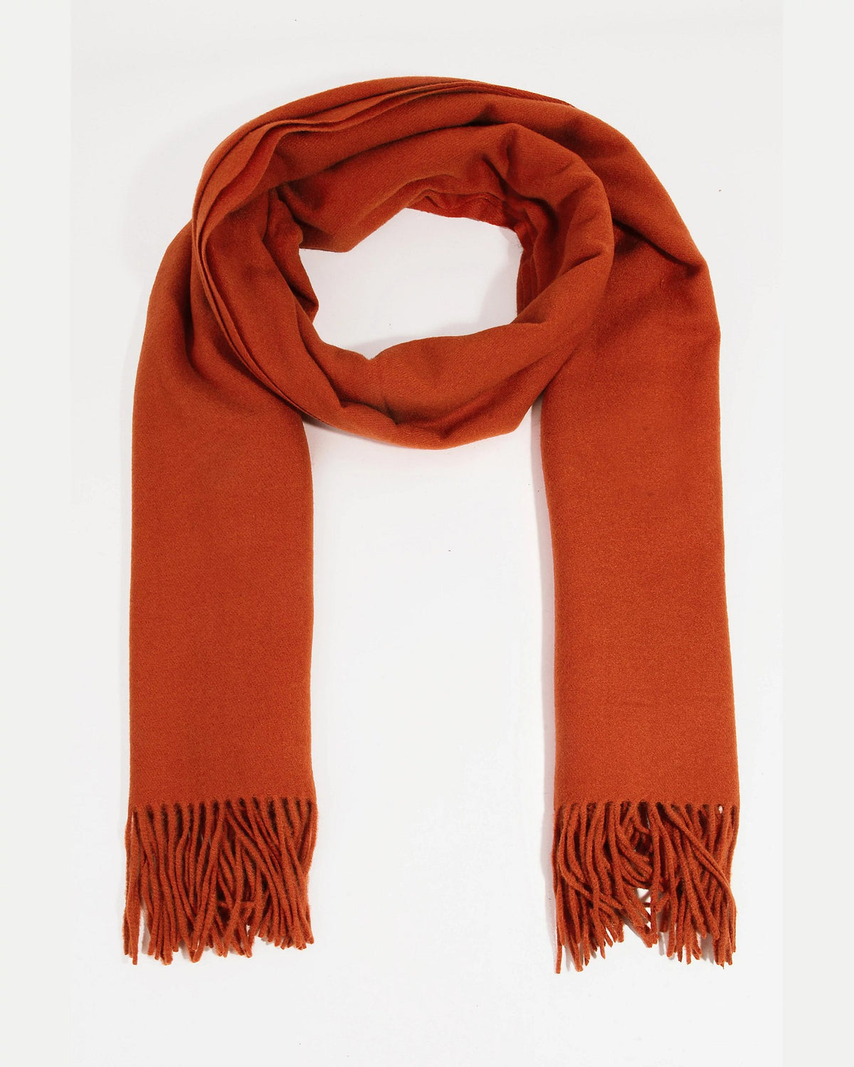 Rust $|& Fame Accessories Solid Scarf - VOF Detail