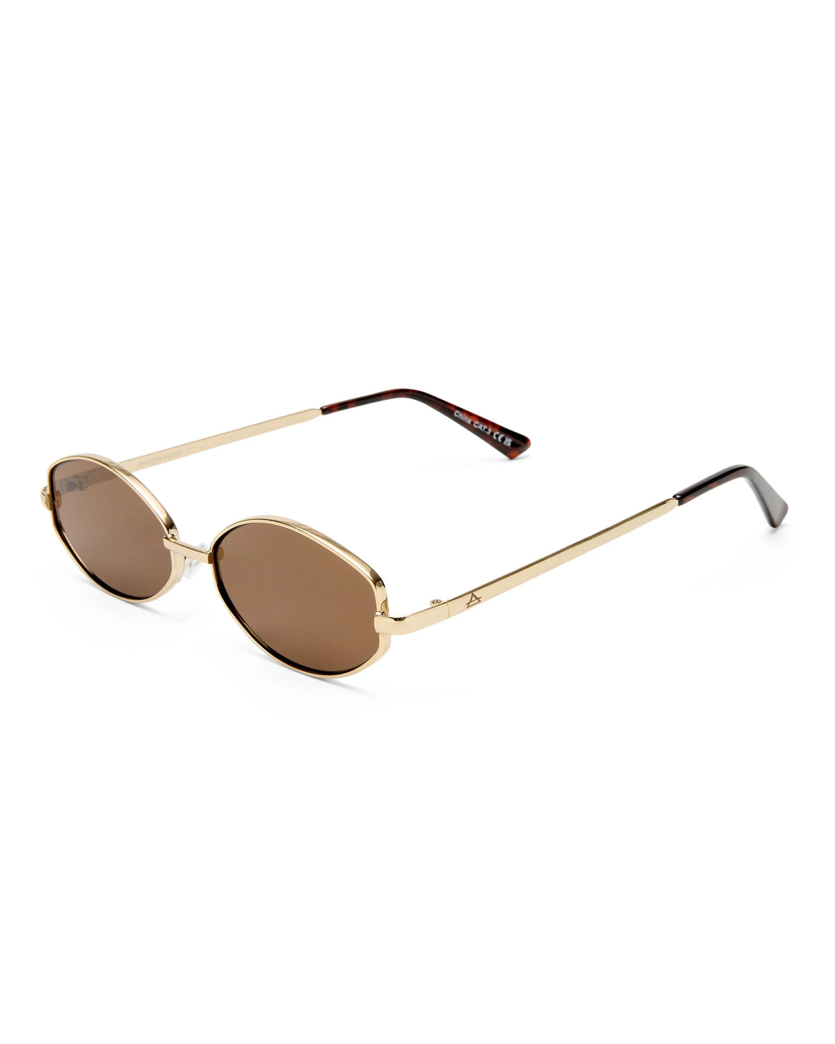 Gold $|& AIRE Objective Sunglasses - Hanger Front