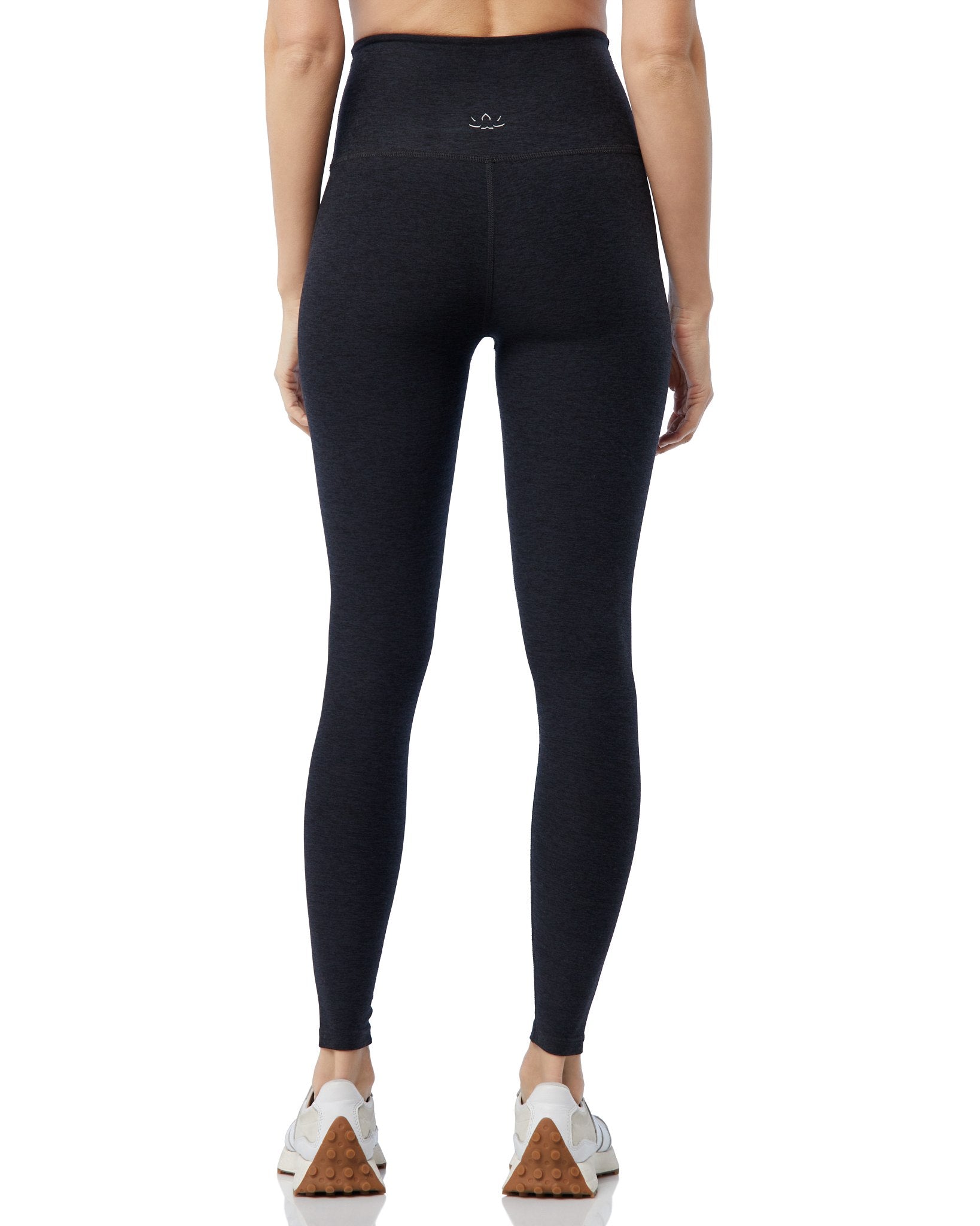 Darkest Night $|& Beyond Yoga Spacedye Caught In The Midi High Waisted Legging - SOF Back