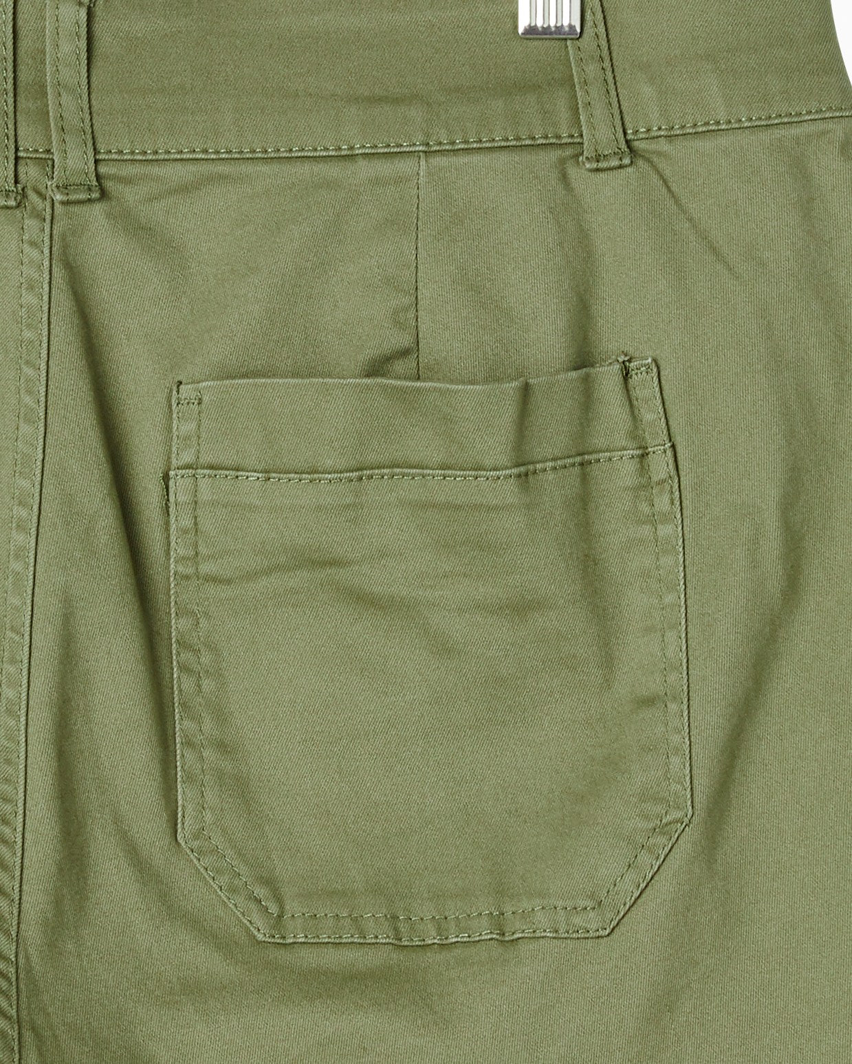 Laurel Oak $|& Democracy High Rise Double Button Utility Short - Hanger Back