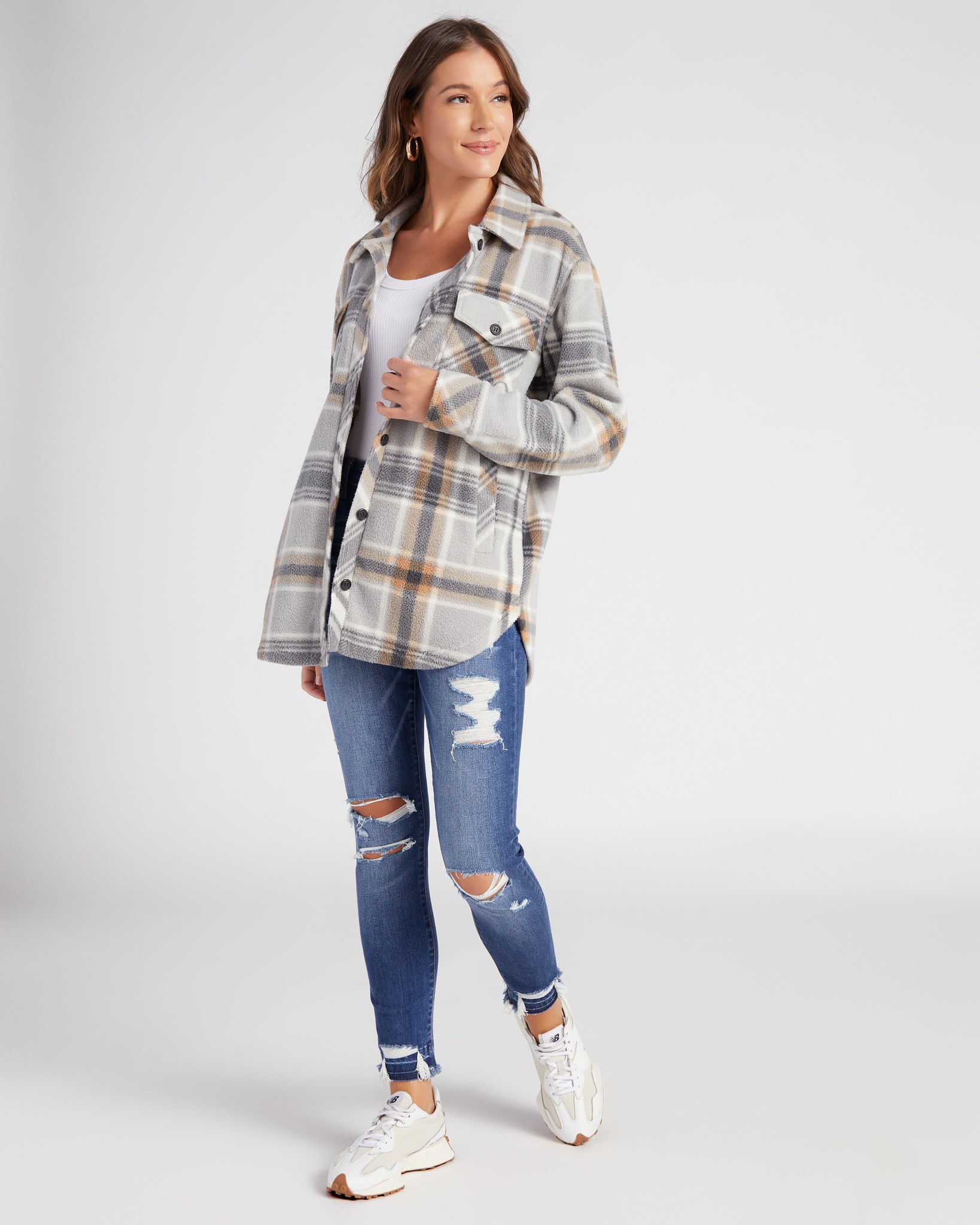 Dark Blue $|& Ceros Jeans High Rise Ankle Skinny - SOF Full Front
