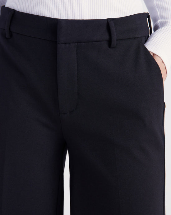 Black $|& Liverpool Kelsey Wide Leg Trouser - SOF Detail