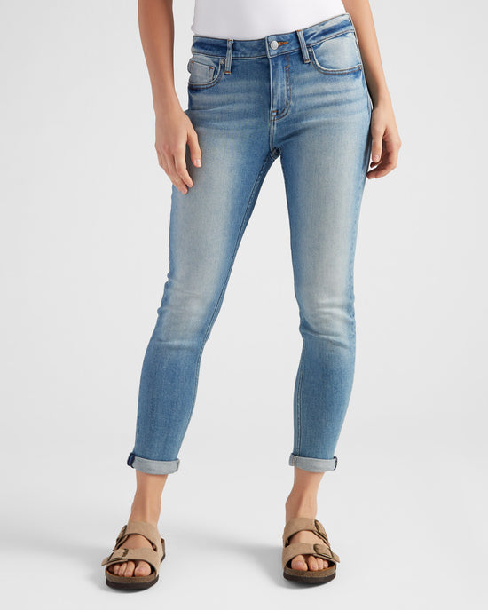 Medium Wash Blue $|& Vigoss Thompson Tomboy Jeans - SOF Front