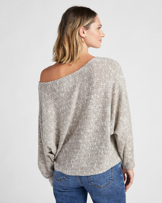 Oatmeal $|& Sadie & Sage Billie Dolman Top - SOF Back