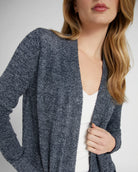 Heather Denim $|& Search For Sanity Cozy Cardigan - SOF Detail