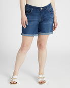 Blue $|& Democracy AbSolution Cuffed Short - SOF Front