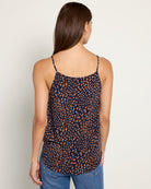 Blue/Orange Print $|& West Kei Printed Knit Cami - SOF Back
