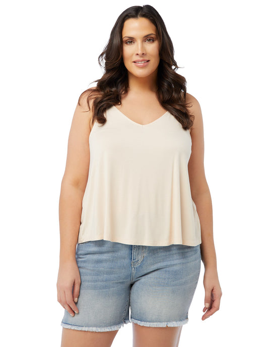 Cream $|& Gentle Fawn Robyn Tank - SOF Front