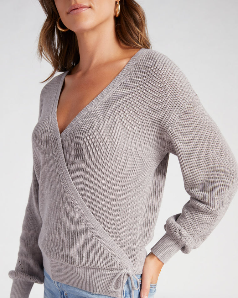 Opal Grey $|& Gentle Fawn Camille Pullover Sweater - SOF Detail