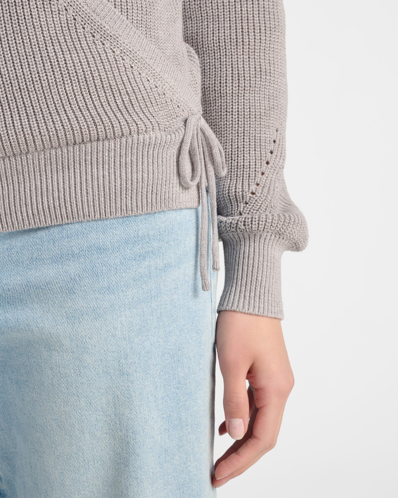 Opal Grey $|& Gentle Fawn Camille Pullover Sweater - SOF Side