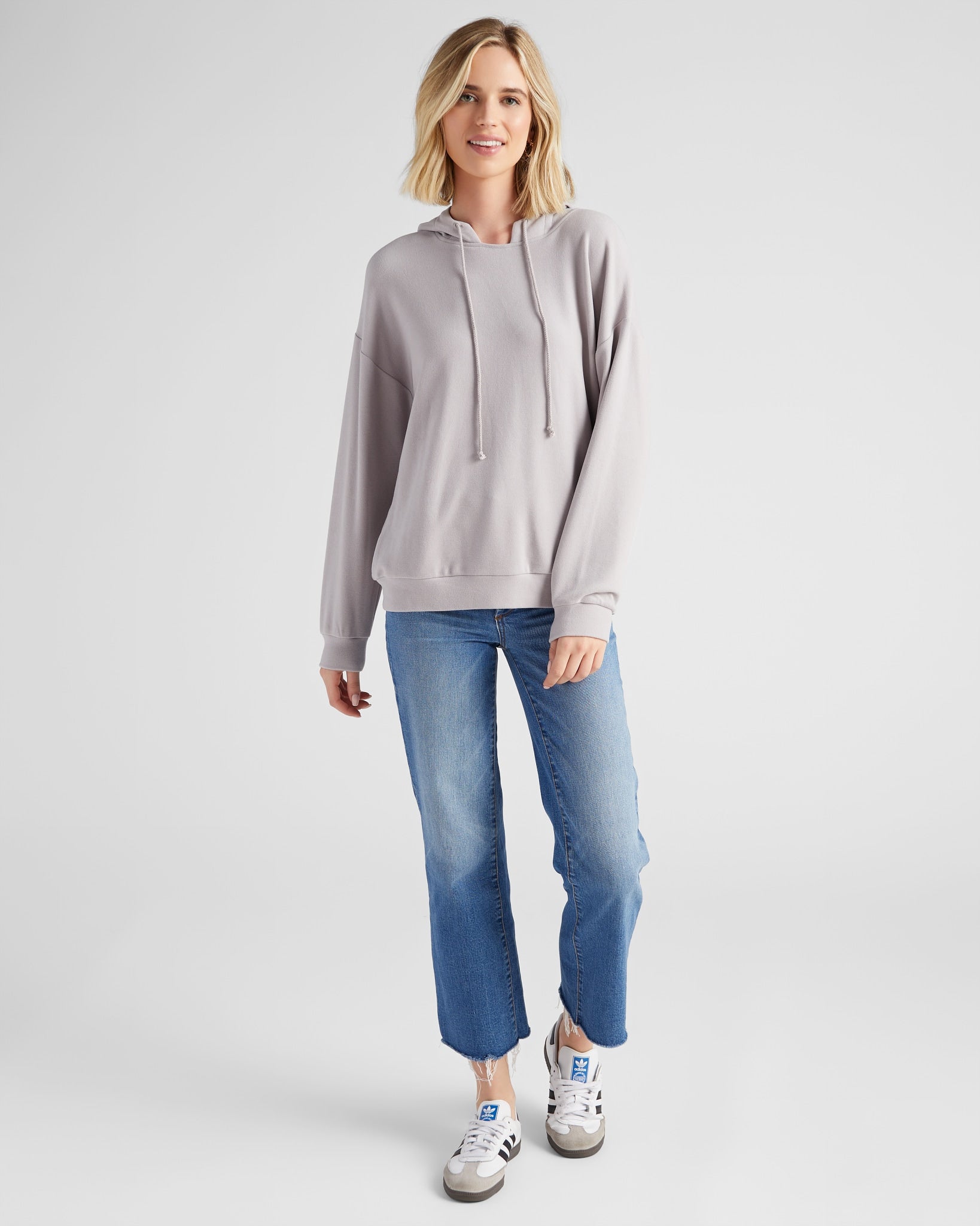 Long Sleeve Plush Drawstring Hoodie – Wantable