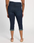 Dynasty Dark $|& Liverpool Chloe Crop Rolled Cuff - SOF Back