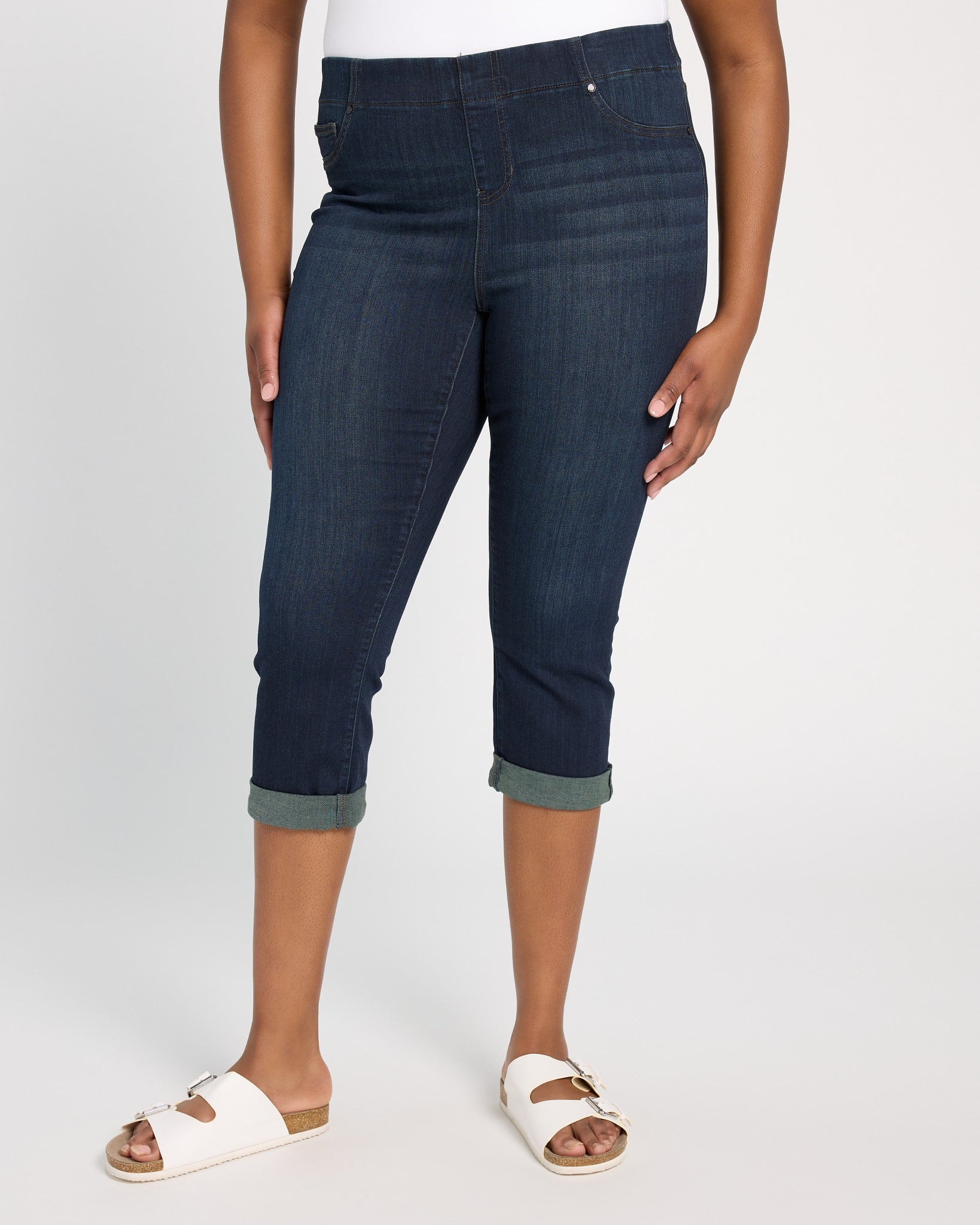 Dynasty Dark $|& Liverpool Chloe Crop Rolled Cuff - SOF Front