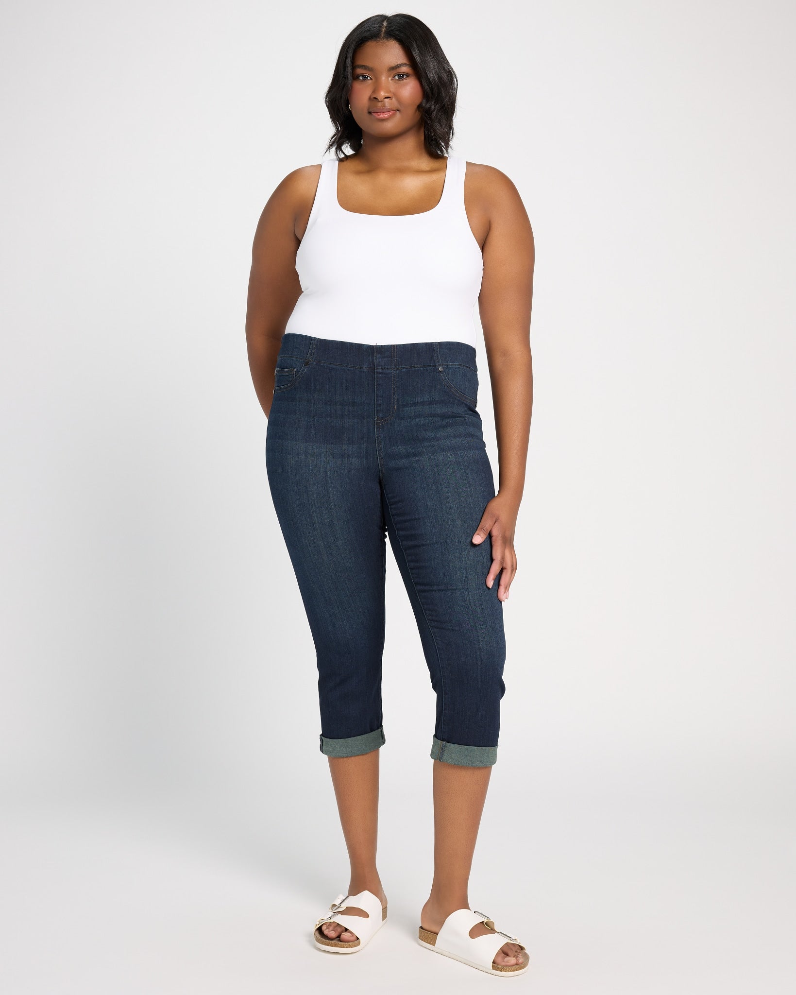 Dynasty Dark $|& Liverpool Chloe Crop Rolled Cuff - UGC On Fig